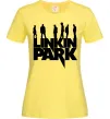 Женская футболка Linkin Park силуети Лимонный фото