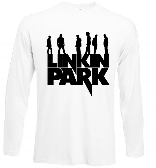 Лонгслів Linkin Park силуети Білий фото