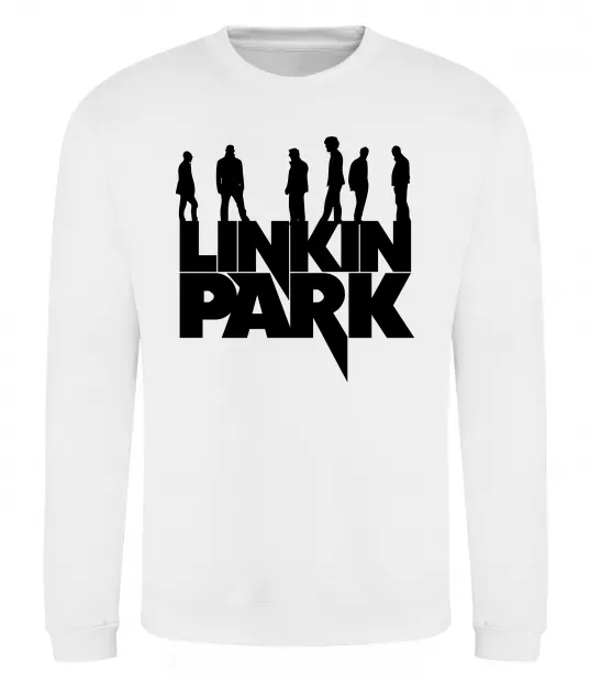 Свитшот Linkin Park силуети Белый фото