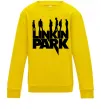Детский Свитшот Linkin Park силуети Солнечно желтый фото