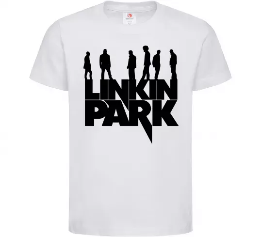 Дитяча футболка Linkin Park силуети Білий фото