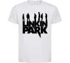 Дитяча футболка Linkin Park силуети Білий фото