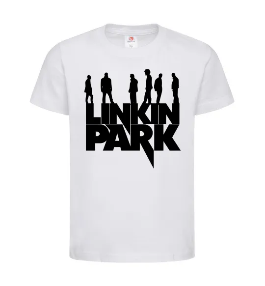 Дитяча футболка Linkin Park силуети Білий фото