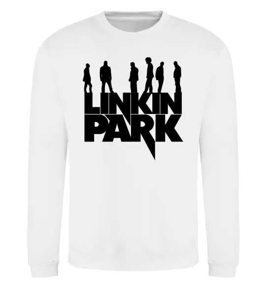 Свитшот Linkin Park силуети Белый фото