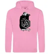 Мужская толстовка (худи) Linkin Park Chester Розовый фото