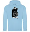 Мужская толстовка (худи) Linkin Park Chester Голубой фото
