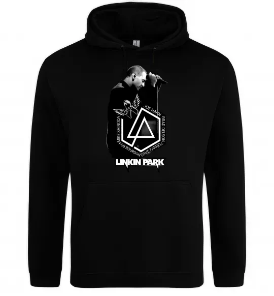 Женская толстовка (худи) Linkin Park Chester Черный фото