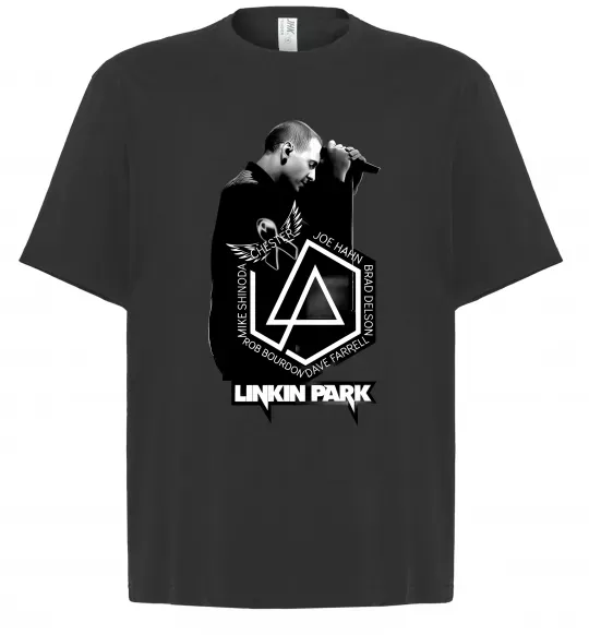 Футболка Оверсайз Linkin Park Chester Чорний фото