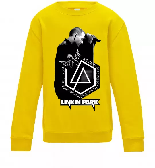 Дитячий світшот Linkin Park Chester Сонячно жовтий фото
