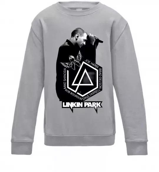 Дитячий світшот Linkin Park Chester Сірий меланж фото