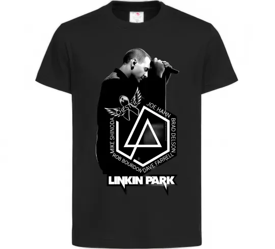Детская футболка Linkin Park Chester Черный фото