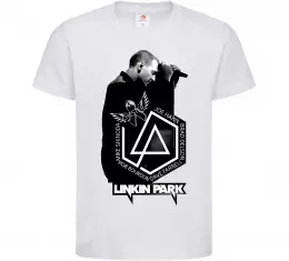 Детская футболка Linkin Park Chester Белый фото