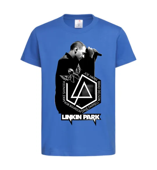 Детская футболка Linkin Park Chester Ярко-синий фото