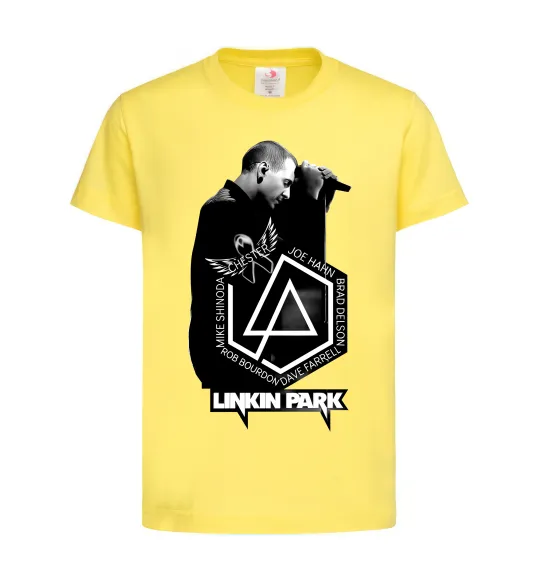 Детская футболка Linkin Park Chester Лимонный фото