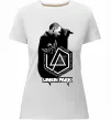 Жіноча преміум футболка Linkin Park Chester Білий фото