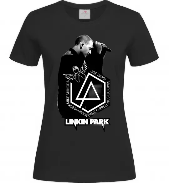 Женская футболка Linkin Park Chester Черный фото