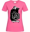 Женская футболка Linkin Park Chester Ярко-розовый фото