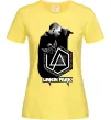 Женская футболка Linkin Park Chester Лимонный фото