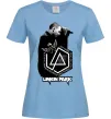 Женская футболка Linkin Park Chester Голубой фото