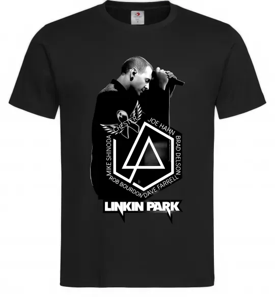 Чоловіча футболка Linkin Park Chester Чорний фото