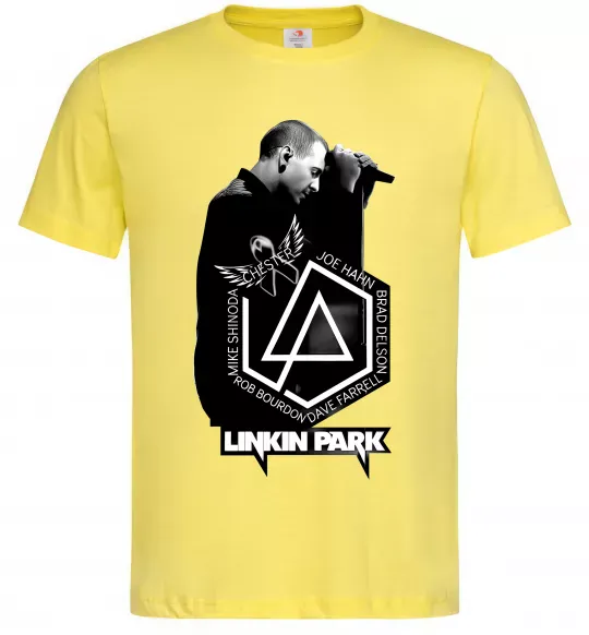 Чоловіча футболка Linkin Park Chester Лимонний фото