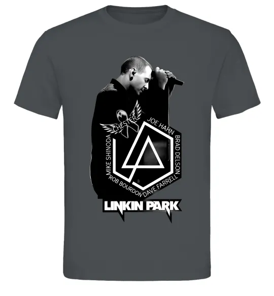Чоловіча футболка Linkin Park Chester Графіт фото