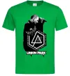 Чоловіча футболка Linkin Park Chester Зелений Чоловіча футболка Linkin Park Chester Зелений фото