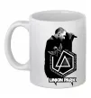 Чашка керамічна Linkin Park Chester Білий фото