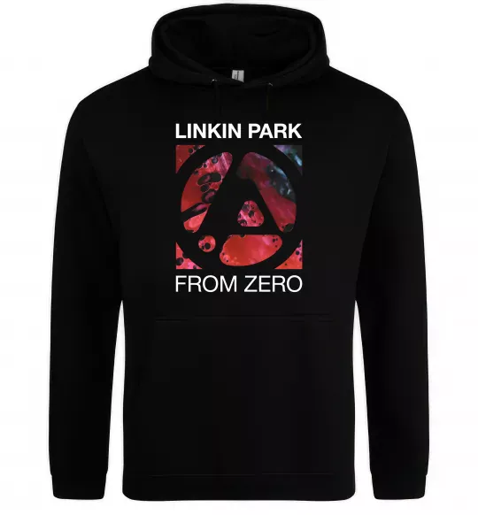 Чоловіча толстовка (худі) From zero Linkin Park Чорний фото