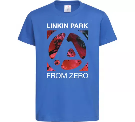 Дитяча футболка From zero Linkin Park Яскраво-синій фото