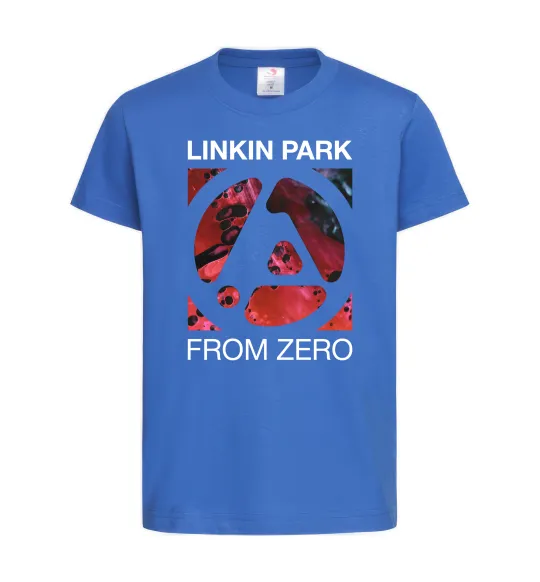 Детская футболка From zero Linkin Park Ярко-синий фото