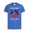 Детская футболка From zero Linkin Park Ярко-синий фото