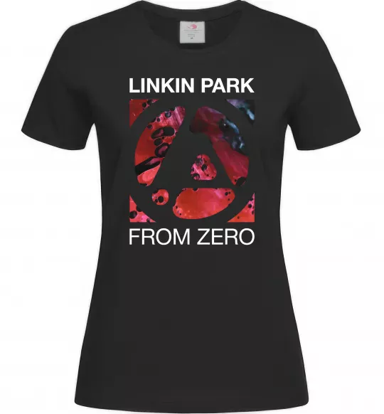 Женская футболка From zero Linkin Park Черный фото