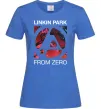 Женская футболка From zero Linkin Park Ярко-синий фото