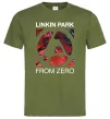 Мужская футболка From zero Linkin Park Оливковый Мужская футболка From zero Linkin Park Оливковый фото