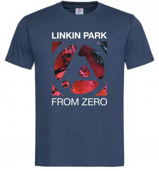Мужская футболка From zero Linkin Park Темно-синий фото