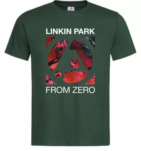 Мужская футболка From zero Linkin Park Темно-зеленый фото