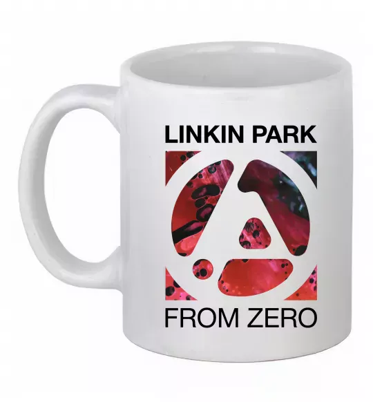 Чашка керамічна From zero Linkin Park Білий фото