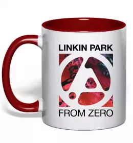 Чашка з кольоровою ручкою