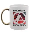 Чашка с цветной ручкой From zero Linkin Park Золото фото