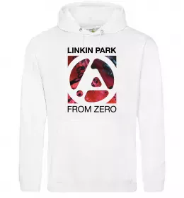 Чоловіча толстовка (худі) From zero Linkin Park Білий фото