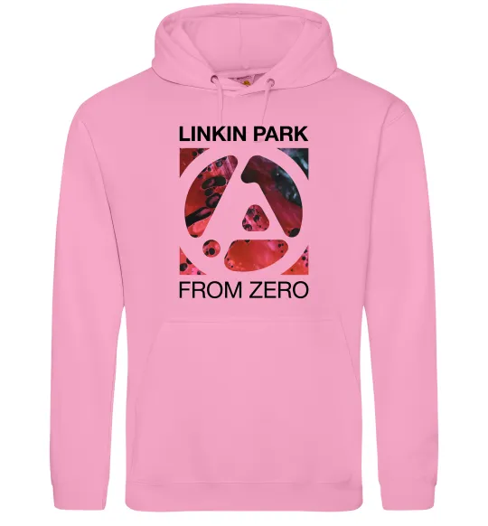 Женская толстовка (худи) From zero Linkin Park Розовый фото