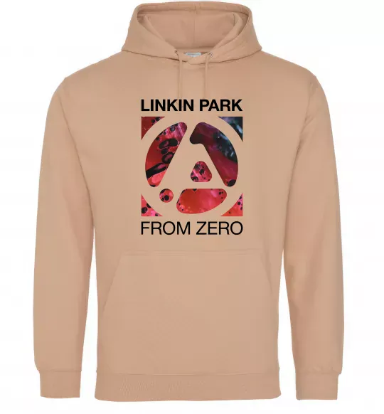 Женская толстовка (худи) From zero Linkin Park Песочный фото
