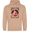 Женская толстовка (худи) From zero Linkin Park Песочный фото