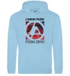 Женская толстовка (худи) From zero Linkin Park Голубой фото