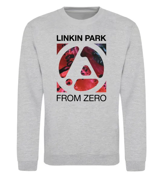 Свитшот From zero Linkin Park Серый меланж фото