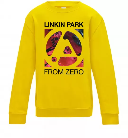 Детский Свитшот From zero Linkin Park Солнечно желтый фото