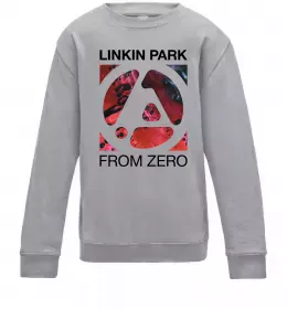 Дитячий світшот Linkin Park Poster Сірий меланж фото