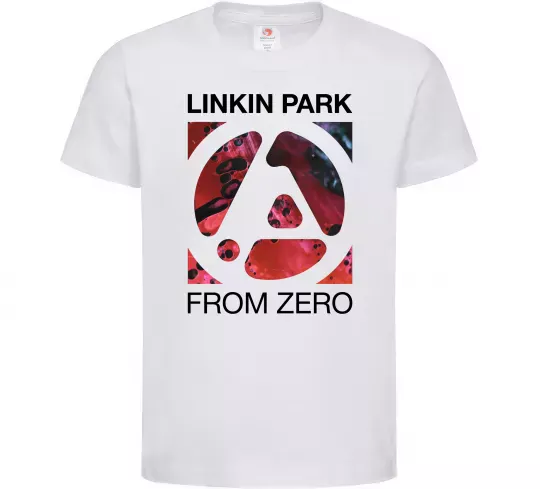 Дитяча футболка From zero Linkin Park Білий фото