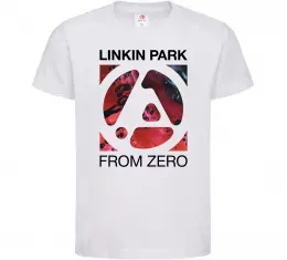 Детская футболка From zero Linkin Park Белый фото